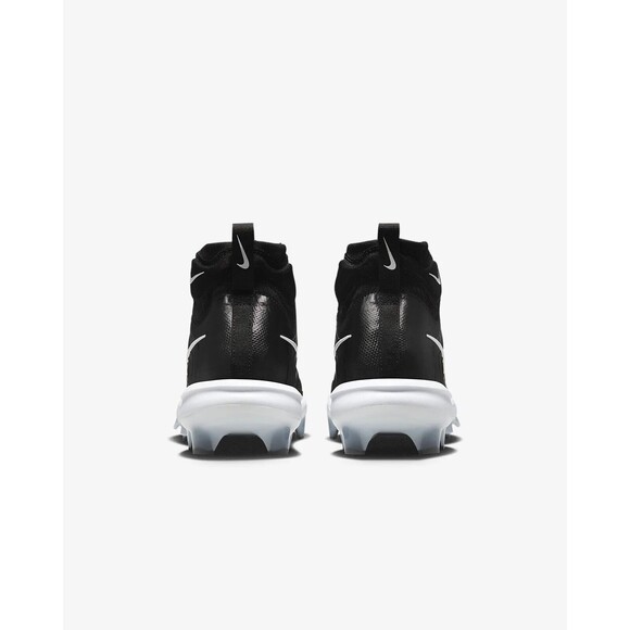 Size 8.5 Nike Alpha Huarache NXT MCS Baseball Cleats DJ6519-001 Black/White - Picture 6 of 9